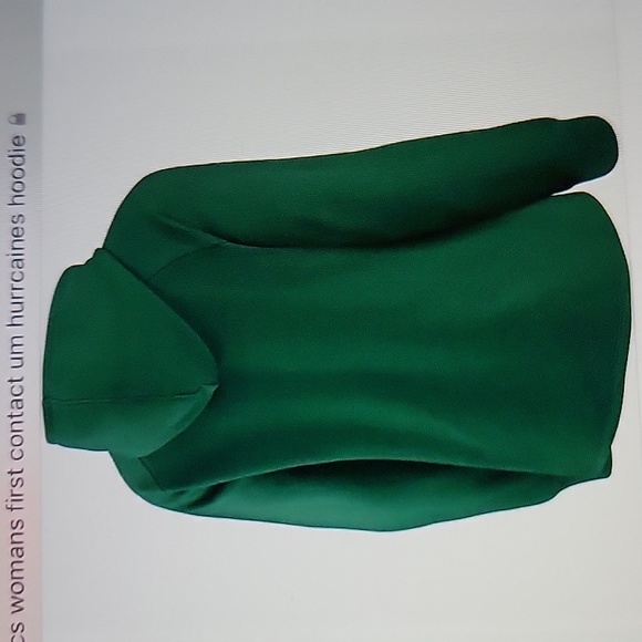 NWT: Fanatics Women's UM Hurricanes Script Raglan Pullover Hoodie - Picture 11 of 11